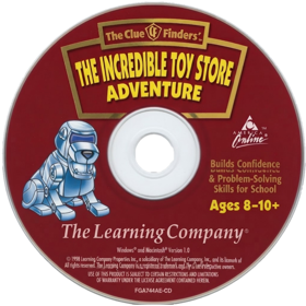 ClueFinders: The Incredible Toy Store Adventure! - Fanart - Disc (Japan) - 1023x1024
