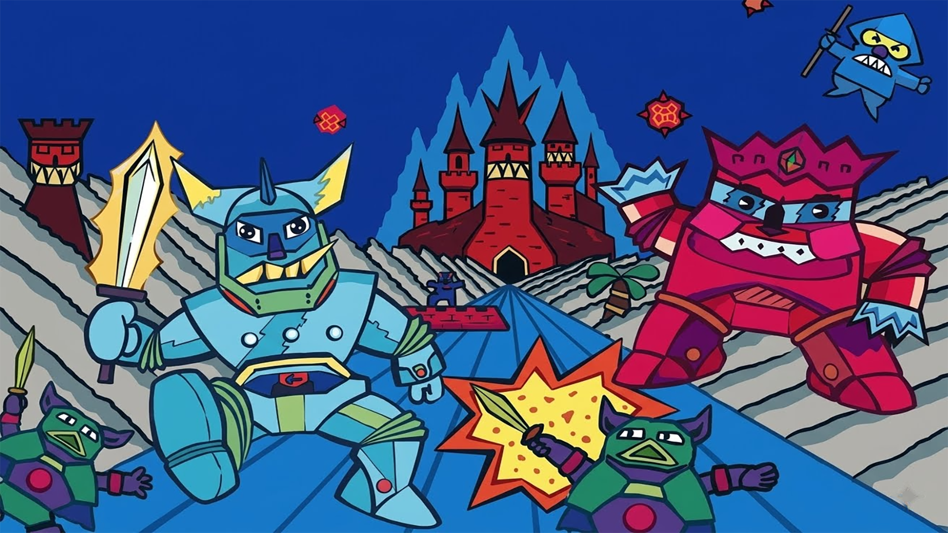 Illustration of Bokosuka Wars