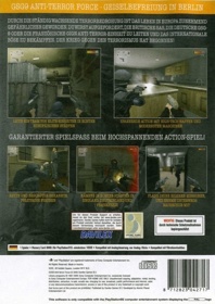 SAS: Anti-Terror Force - Box - Back (Germany) - 480x680