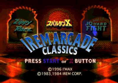 Irem Arcade Classics - Screenshot - Game Title (Japan) - 320x224
