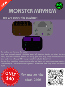 Monster Mayhem - Advertisement Flyer - Front (United States) - 1728x2304