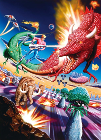 Sega Ages: Space Harrier - Poster (World) - 1005x1389