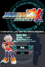Mega Man ZX: Advent - Screenshot - Game Select (World) - 256x384