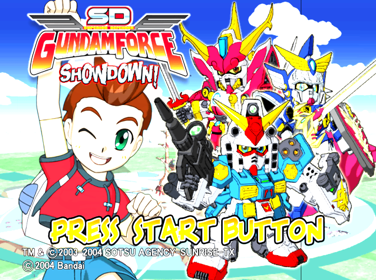 SD Gundam Force: Showdown! - Screenshot - Game Title (North America) - 2692x2007