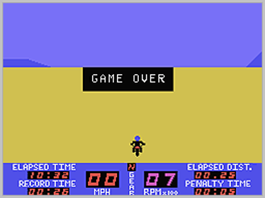 Motocross Racer - Screenshot - Game Over (North America) - 256x192