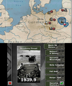 Glory of Generals - Screenshot - Gameplay (World) - 400x480