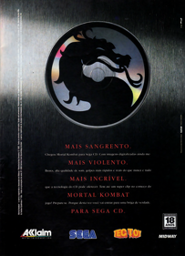Mortal Kombat - Advertisement Flyer - Front (Brazil) - 1687x2335
