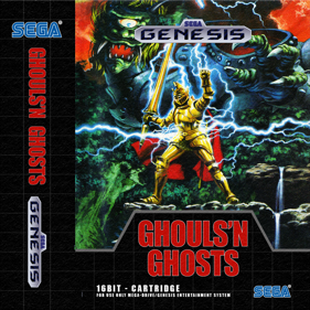 Ghouls'n Ghosts - Fanart - Box - Front (Brazil) - 1476x1476
