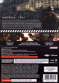 Wolfenstein II: The New Colossus - Box - Back (Germany) - 1061x1500