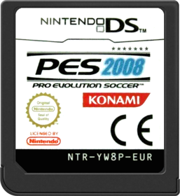 PES 2008: Pro Evolution Soccer - Cart - Front (Europe) - 517x564
