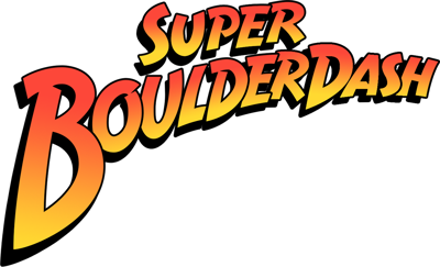 Super Boulder Dash - Clear Logo (North America) - 1200x729