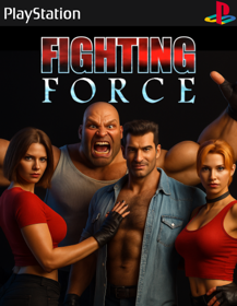 Fighting Force - Fanart - Box - Front (North America) - 500x646