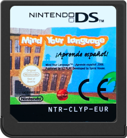 Mind Your Language: Learn Spanish! - Cart - Front (Europe) - 517x564