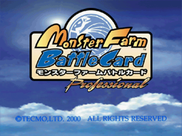 Monster Rancher Battle Card: Episode II - Screenshot - Game Title (Japan) - 640x480