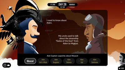 80 Days - Screenshot - Gameplay (World) - 1280x720