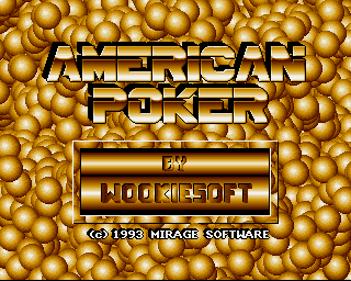American Poker - Screenshot - Game Title (Europe) - 320x256