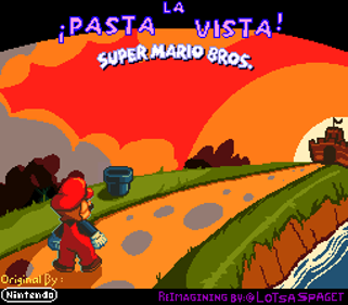 PASTA LA VISTA SUPER MARIO BROS. - Screenshot - Game Title (World) - 256x224