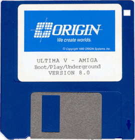 Ultima V: Warriors of Destiny - Disc (Europe) - 757x786