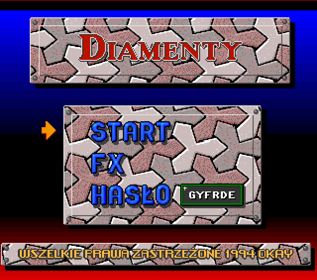 Diamenty - Screenshot - Game Select (Europe) - 640x566