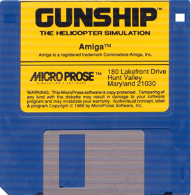 Gunship: The Helicopter Simulation - Disc (North America) - 797x815