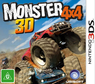 Monster 4x4 3D - Box - Front (Australia) - 995x888