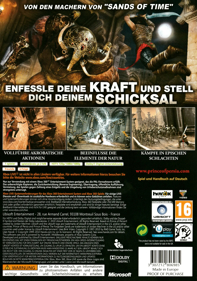 Prince of Persia: The Forgotten Sands - Box - Back (Europe) - 1442x2056