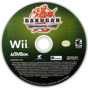 Bakugan: Defenders of the Core - Disc (North America) - 1280x1280