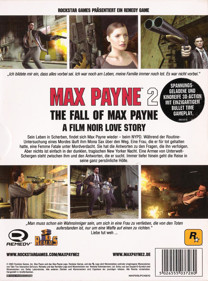 Max Payne 2: The Fall of Max Payne - Box - Back (Germany) - 1650x2227