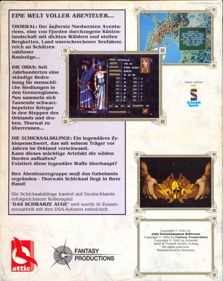 Realms of Arkania: Blade of Destiny - Box - Back (Germany) - 636x800