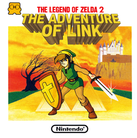 Zelda II: The Adventure of Link - Fanart - Box - Front (North America) - 1846x1864