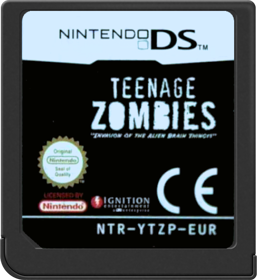 Teenage Zombies: Invasion of the Alien Brain Thingys! - Cart - Front (Europe) - 517x564