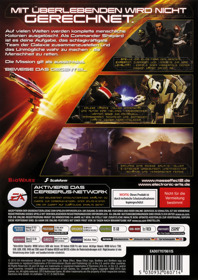 Mass Effect 2 - Box - Back (Germany) - 919x1300