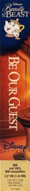 Disney's Beauty and the Beast: Be Our Guest - Box - Spine (North America) - 160x1006
