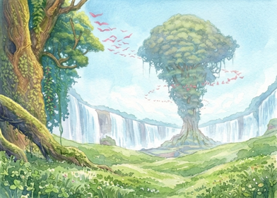 Final Fantasy Adventure DX - Fanart - Background (World) - 1445x1035
