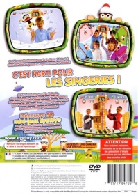 EyeToy: Monkey Mania - Box - Back (France) - 483x680