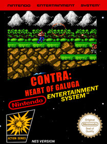 Contra: Heart of Galuga - Fanart - Box - Front (World) - 798x1072
