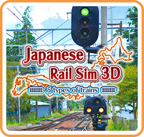 Japanese Rail Sim 3D: 5 Types of Trains - Box - Front (North America) - 300x287