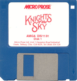 Knights of the Sky - Disc (United Kingdom) - 790x830