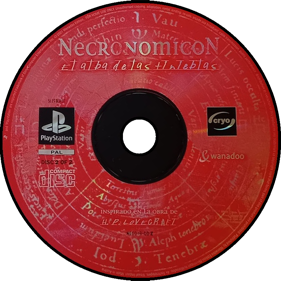 Necronomicon: The Dawning of Darkness - Disc (Spain) - 800x800