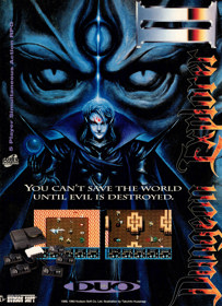 Dungeon Explorer II - Advertisement Flyer - Front (United States) - 1597x2200