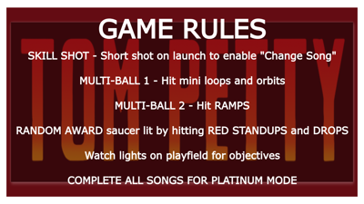 Tom Petty - Arcade - Controls Information (World) - 1920x1080