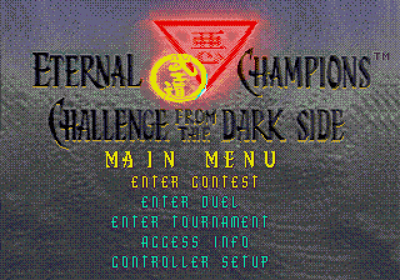 Eternal Champions: Challenge from the Dark Side - Screenshot - Game Select (World) - 640x448