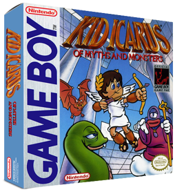 Kid Icarus: Of Myths and Monsters - Box - 3D (North America) - 417x461