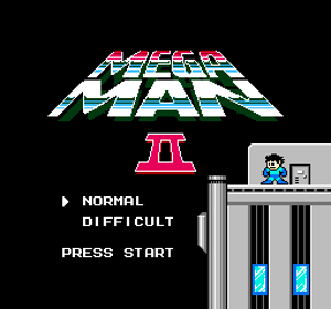 Mega Man II - Screenshot - Game Title (World) - 256x239