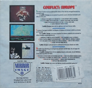 Conflict: Europe - Box - Back (Europe) - 942x898