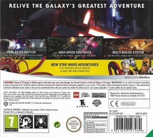 LEGO Star Wars: The Force Awakens - Box - Back (Europe) - 892x800