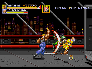 Streets of Rage 2: International Action Heroes - Screenshot - Gameplay (World) - 320x240