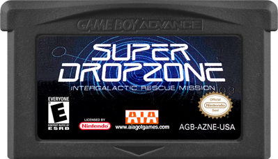 Super Dropzone: Intergalactic Rescue Mission - Cart - Front (North America) - 1000x574
