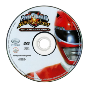Power Rangers: Super Legends: 15th Anniversary - Disc (Brazil) - 500x499
