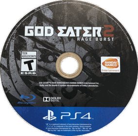 GOD EATER 2: Rage Burst - Disc (North America) - 1402x1384
